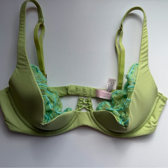 Victoria's Secret 34C Bright Colors set of 5 Push-Up Bras, Flawed - Picture 7 of 16